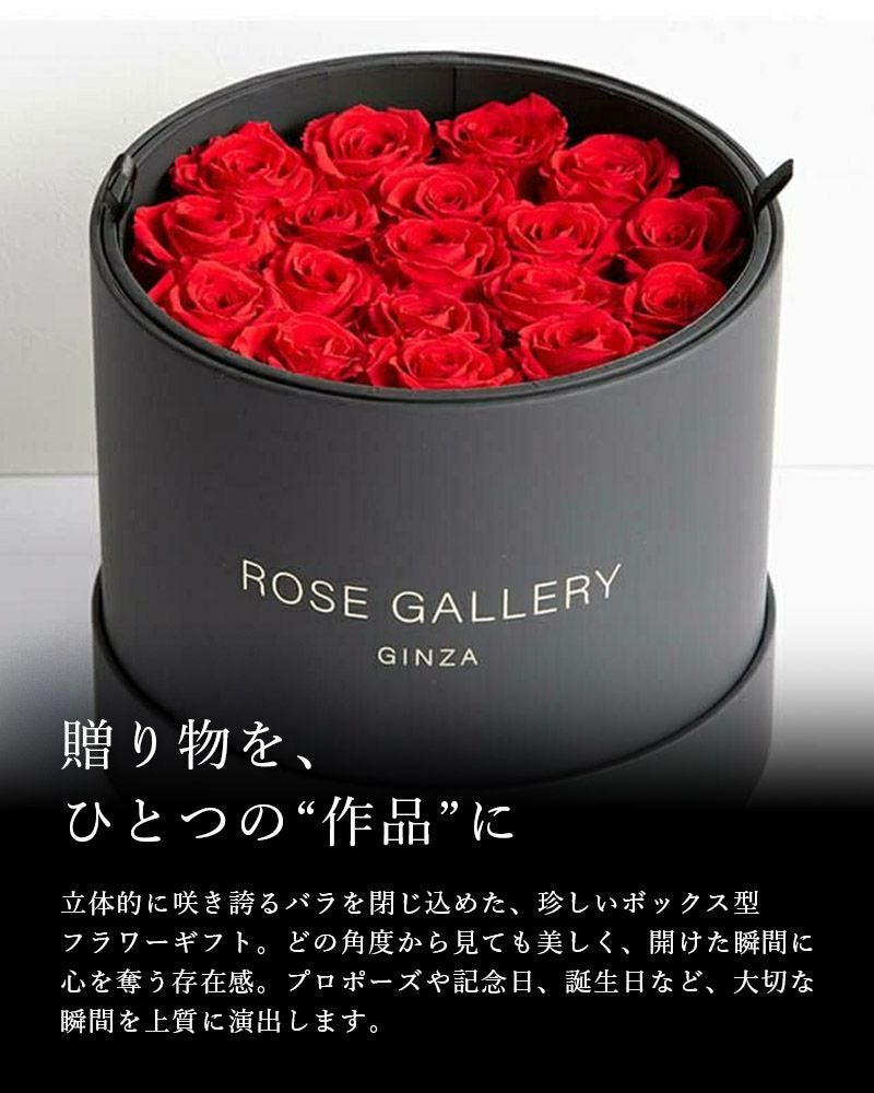 美品！ローズギャラリー赤い薔薇ドーム型ケース入り アンダーザローズ(M-N18) | ローズギャラリー銀座 オンラインショップ