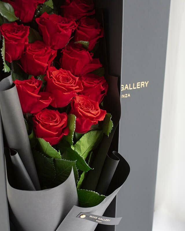 ROSE GALLERY ローズギャラリー　ベストウィッシュローズ12本 ベストウィッシュ(L12)/ブライトレッド | ローズギャラリー銀座