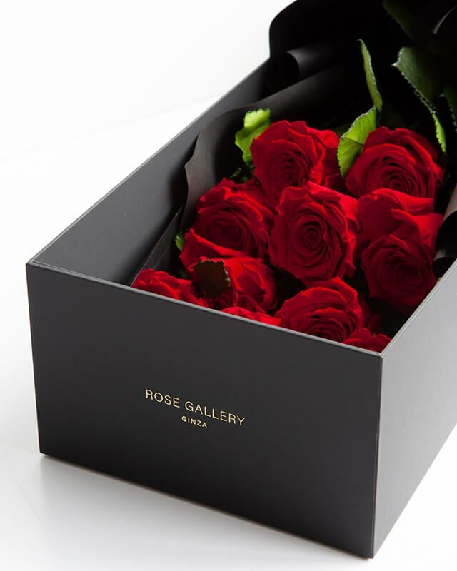 ROSE GALLERY ローズギャラリー　ベストウィッシュローズ12本 ベストウィッシュ(L12)/ブライトレッド | ローズギャラリー銀座