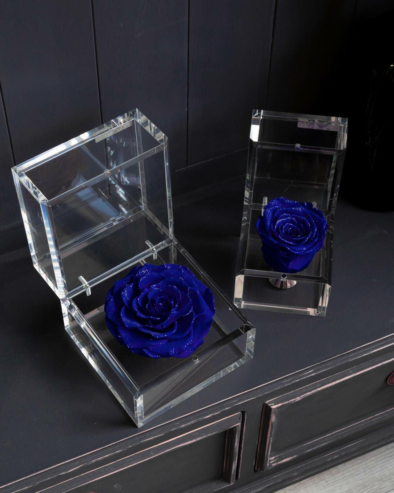 ROSE ローズギャラリー　ミュゼ　アクリル　ダイヤモンドローズ　2個セット ミュゼ ダイヤモンドローズボックス(L) | ローズギャラリー銀座